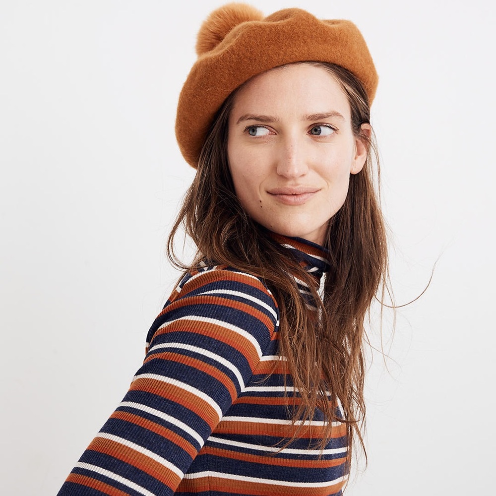 Madewell Pom-Pom Beret